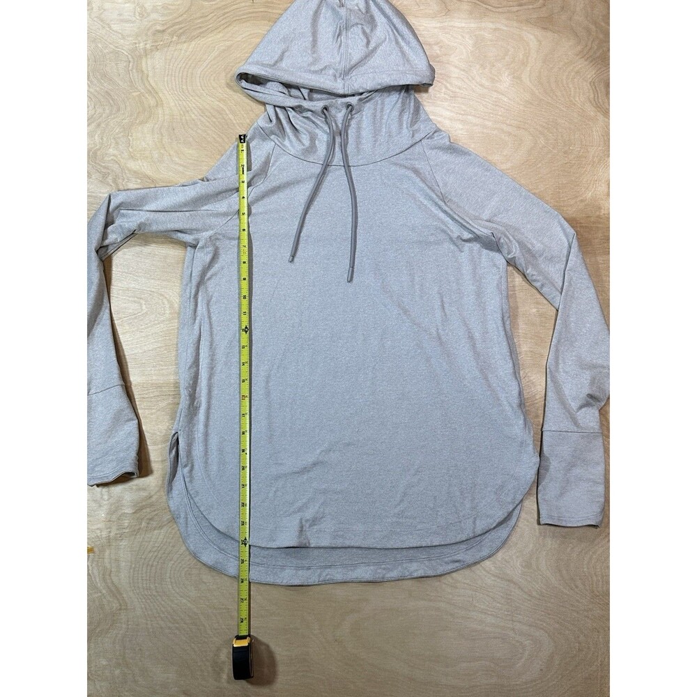 Athleta Women's Norwegian Grey Uptempo Hoodie Sweatshirt Size Medium - Picture 5 of 12